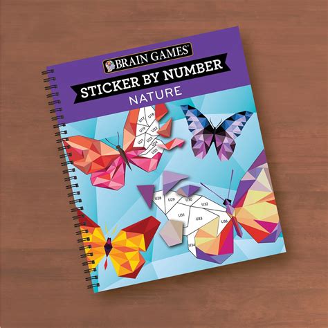 brain games sticker by numbers|color by number sticker book.